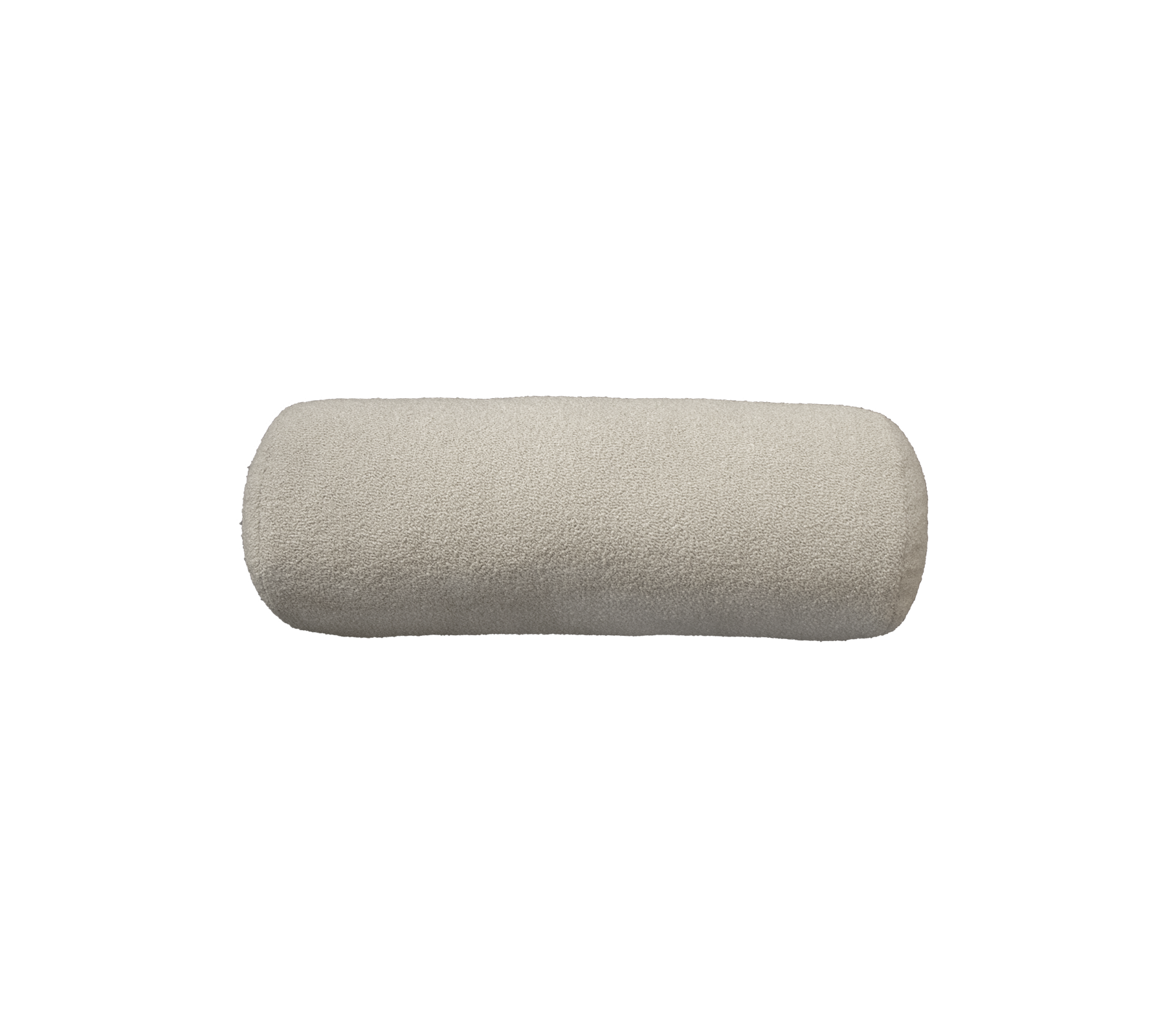 Lysfarget sylinderformet pute designet for komfort og støtte. Ideell for ulike sittearrangementer og avslapningsformål.