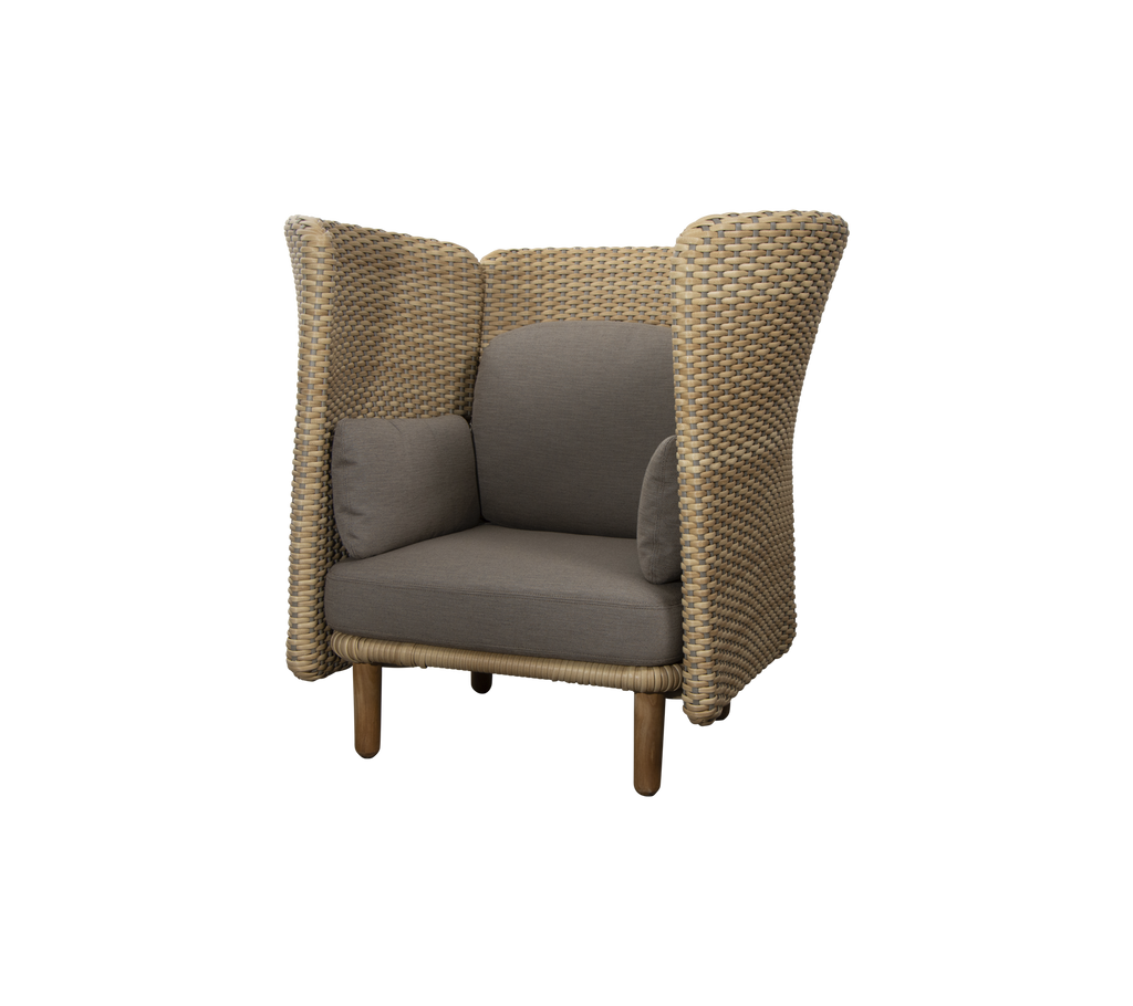 Arch lounge stol m/ høy arm/ryggstøtte (5)