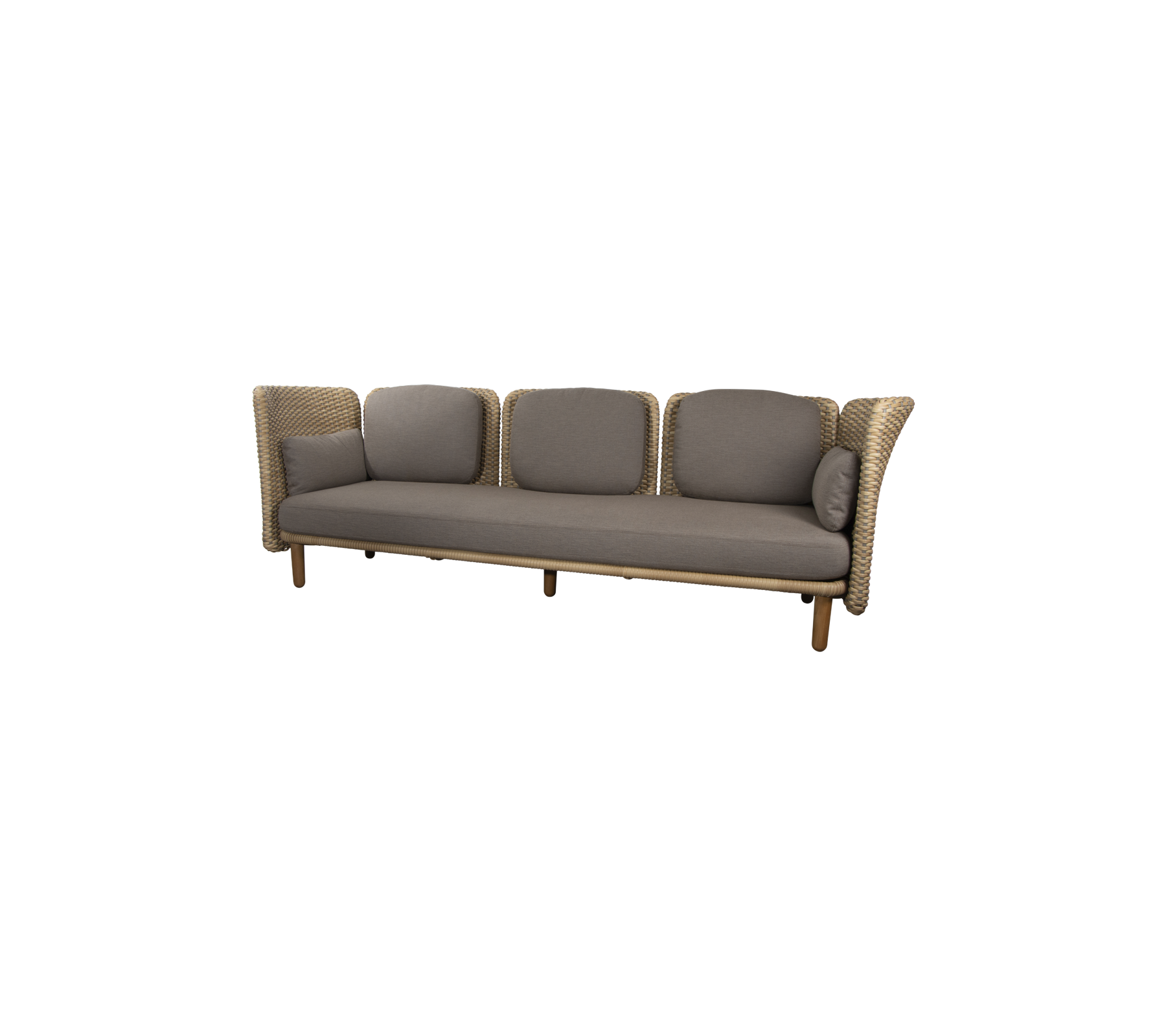 Arch 3-seter sofa m/ lav arm/ryggstøtte (8)