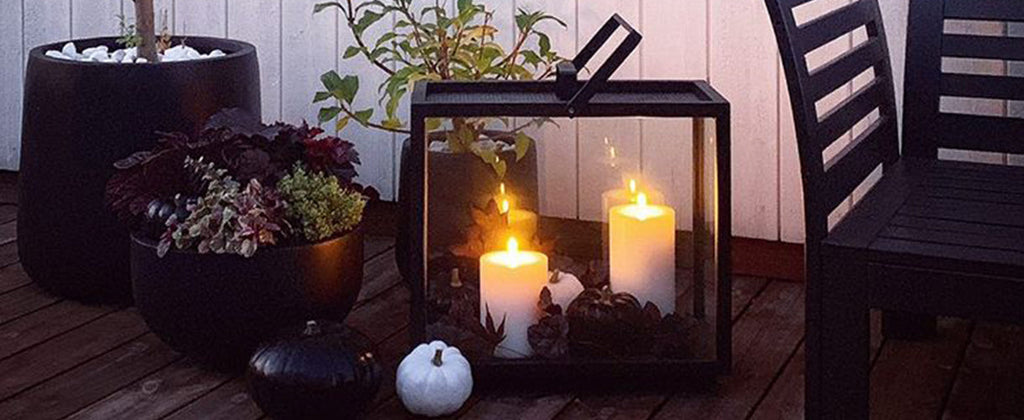 Warm and cosy atmosphere on the terrace