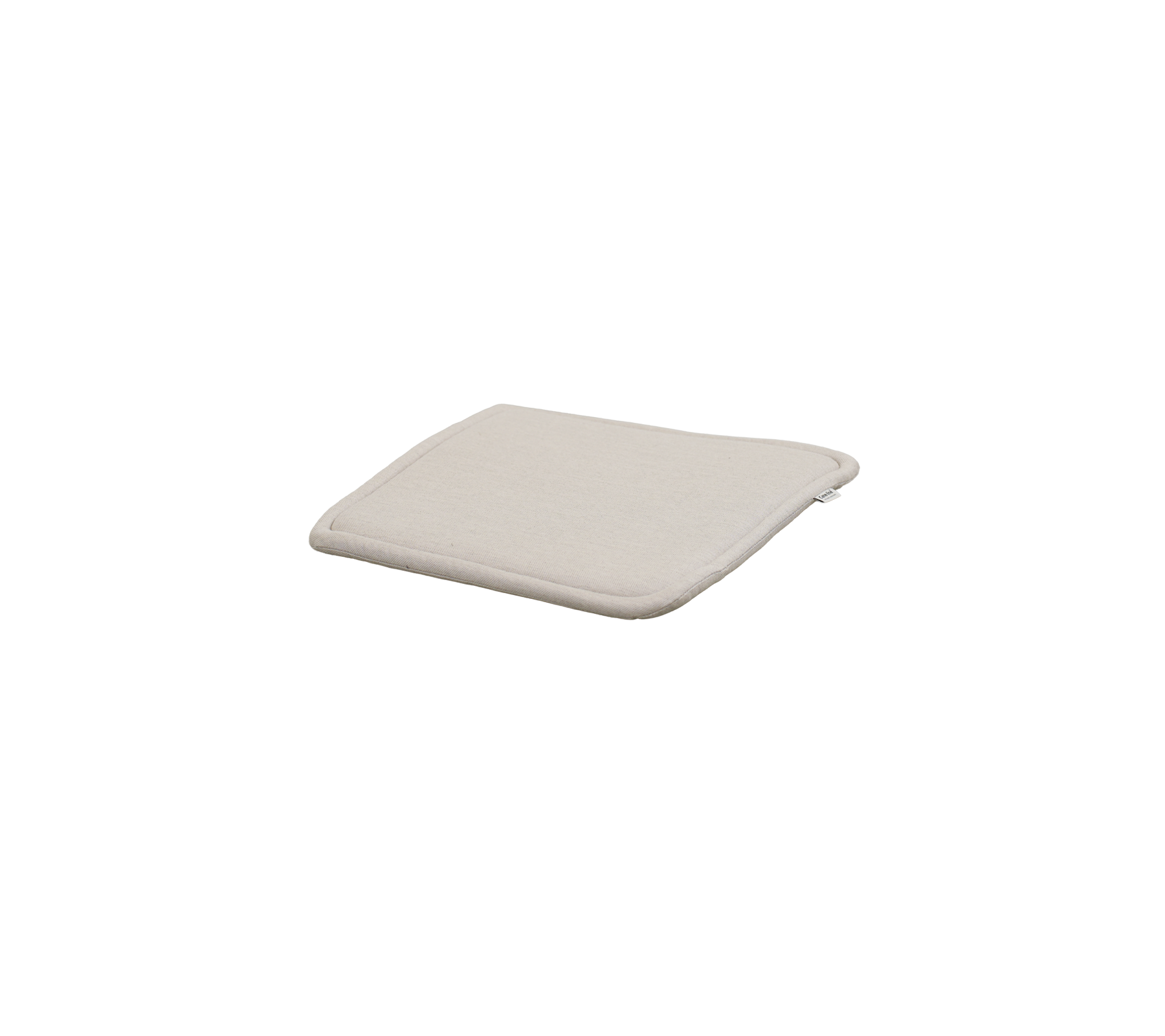 Kvadratisk sandpute med mykt design.