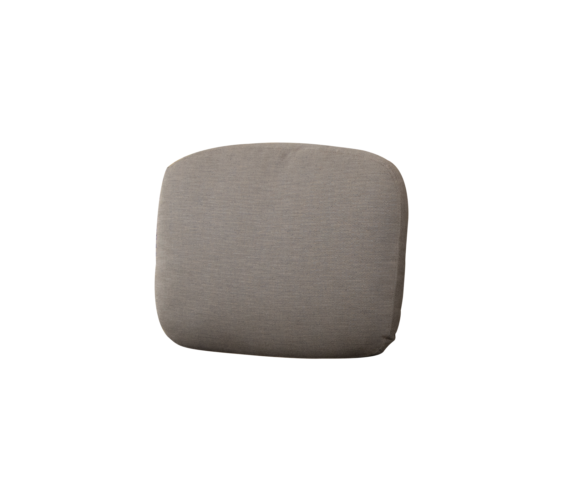 Rektangulær pute i et mykt, nøytralt stoff, designet for komfort og støtte. Ideell for å forbedre sittearrangementer.