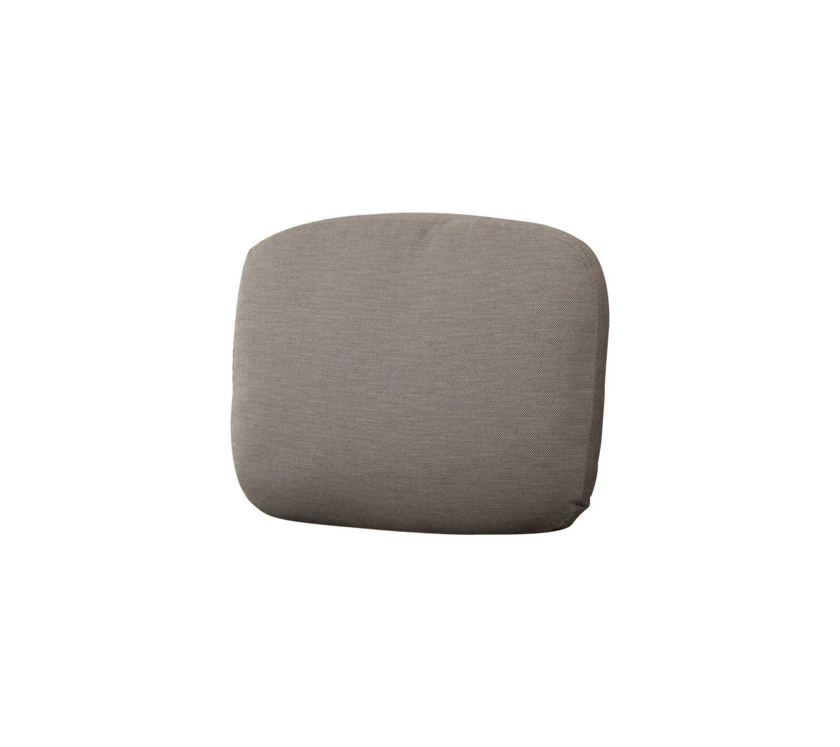Rektangulær pute i et mykt, nøytralt stoff, designet for komfort og støtte. Ideell for å forbedre sittearrangementer.