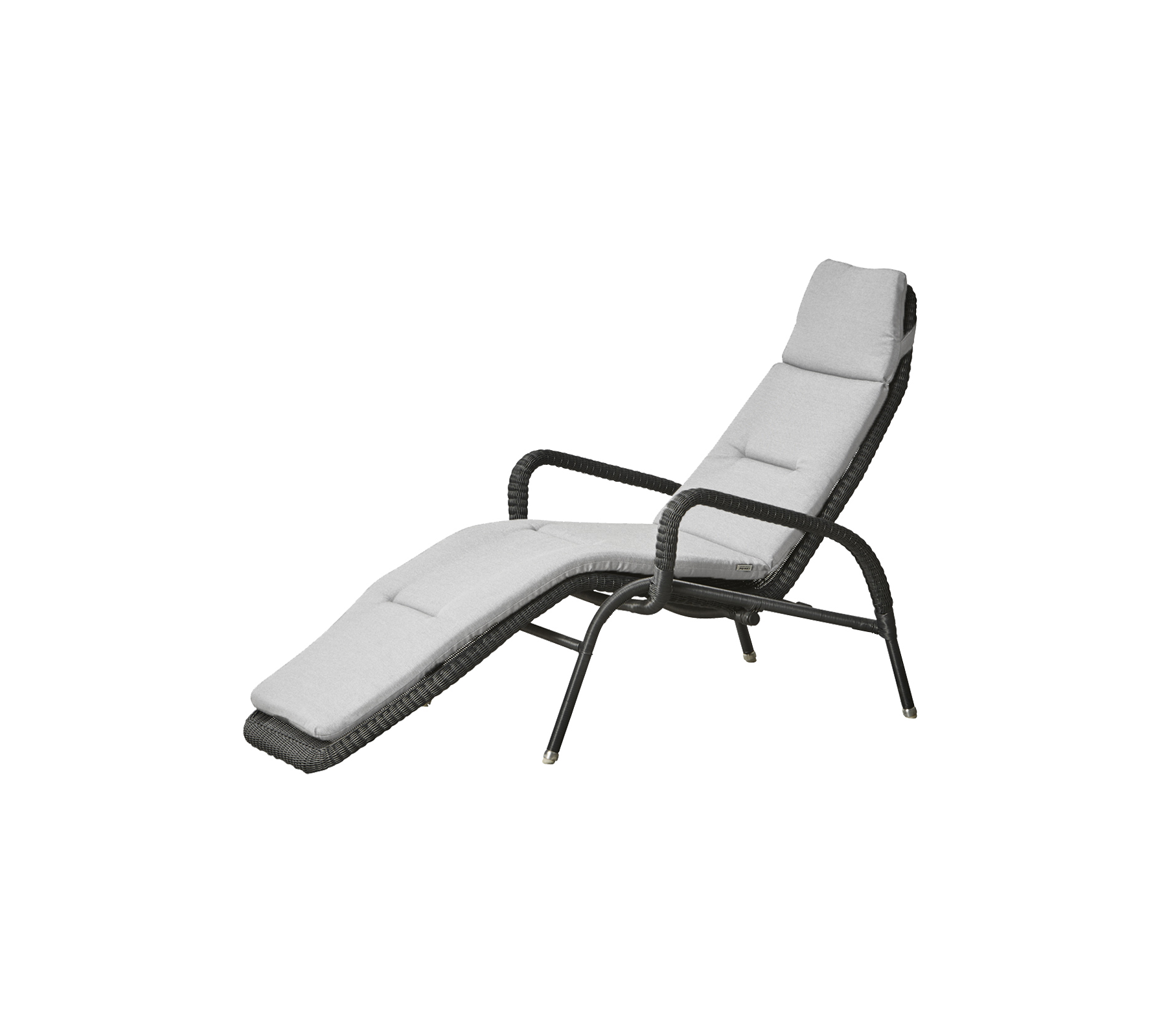 Komfortabel lenestol med et stilrent design, med polstret sete og ryggstøtte for avslapning. Ideell for fritid.