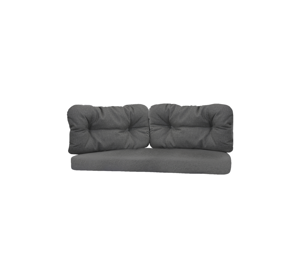 Stilig grå sofa med myke puter og moderne design, perfekt for å øke komforten i ethvert oppholdsrom.