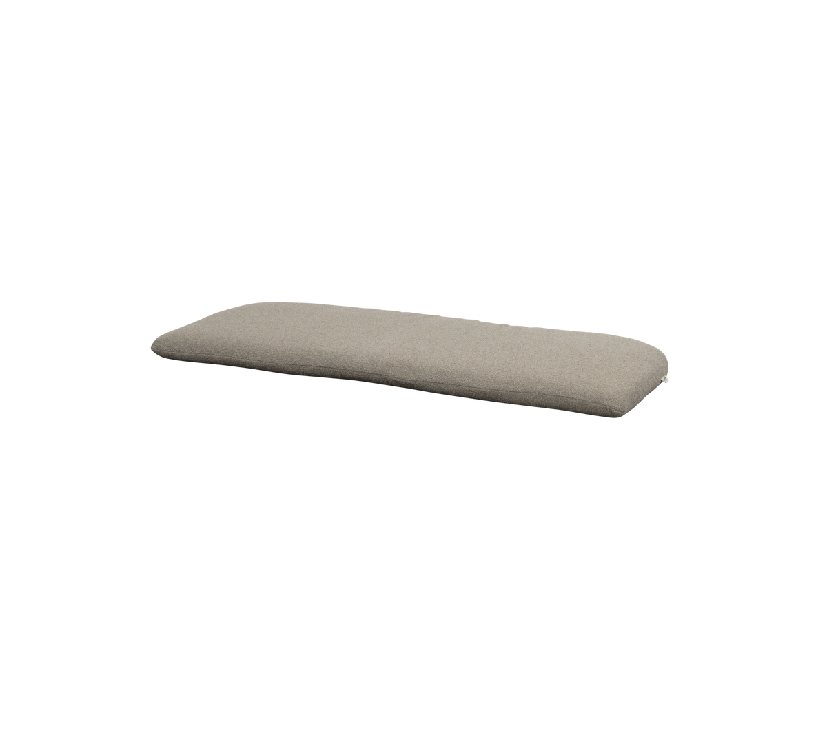 Rektangulær pute i en nøytral beige farge, designet for mer komfort og støtte.