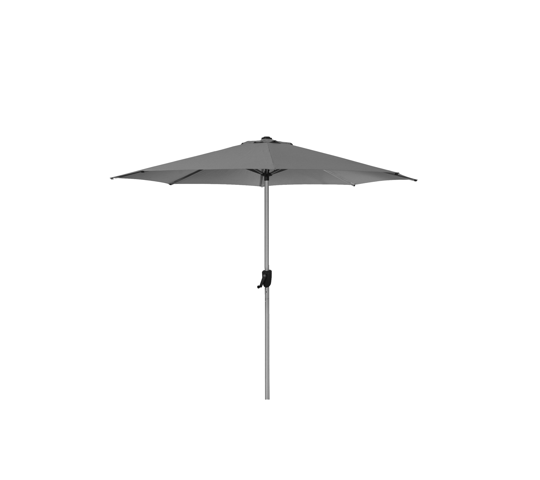 Sunshade parasoll m/crank, dia. 3 m