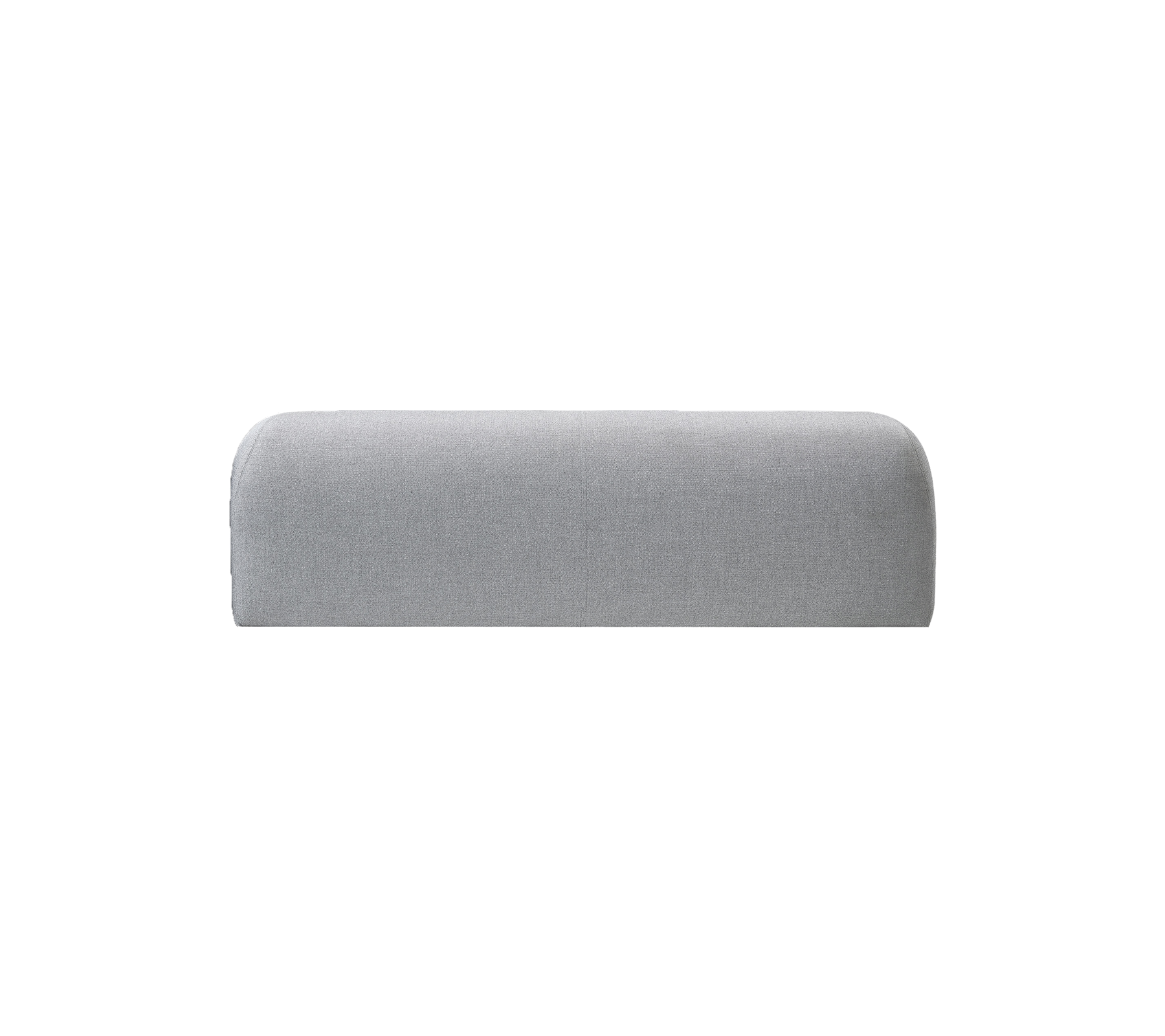 Ryggmodul for Space 2-seters sofa med avrundet topp, designet for stilfull sitting i en moderne setting.