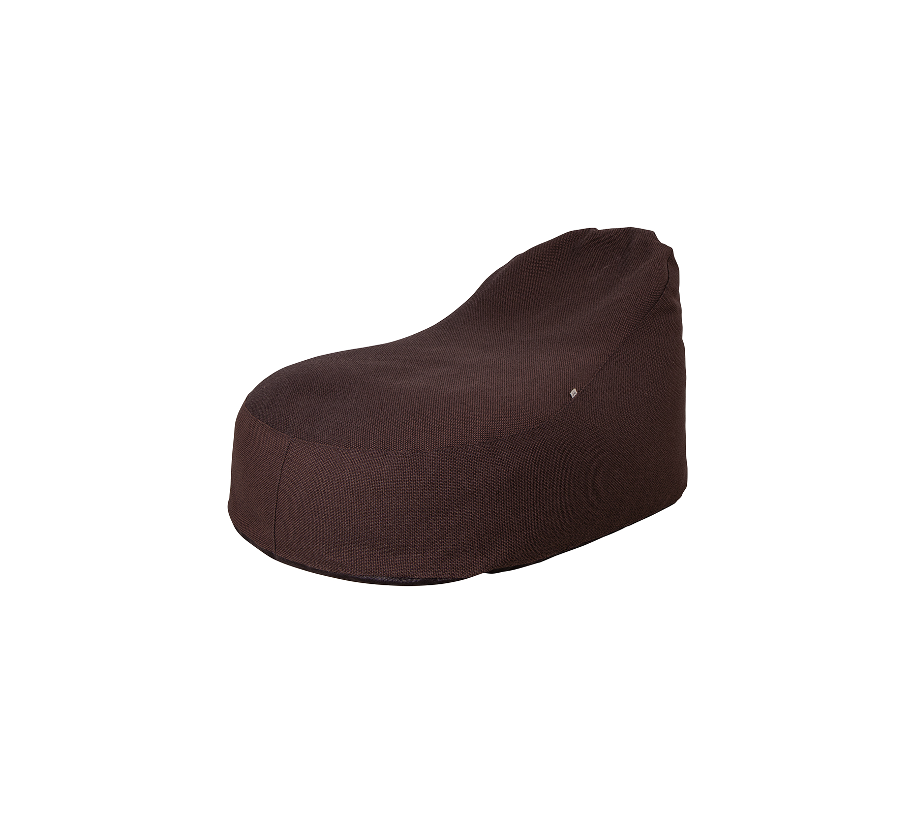 Stilig brun bønnepose stol med et glatt, moderne design, perfekt for å slappe av og slappe av.