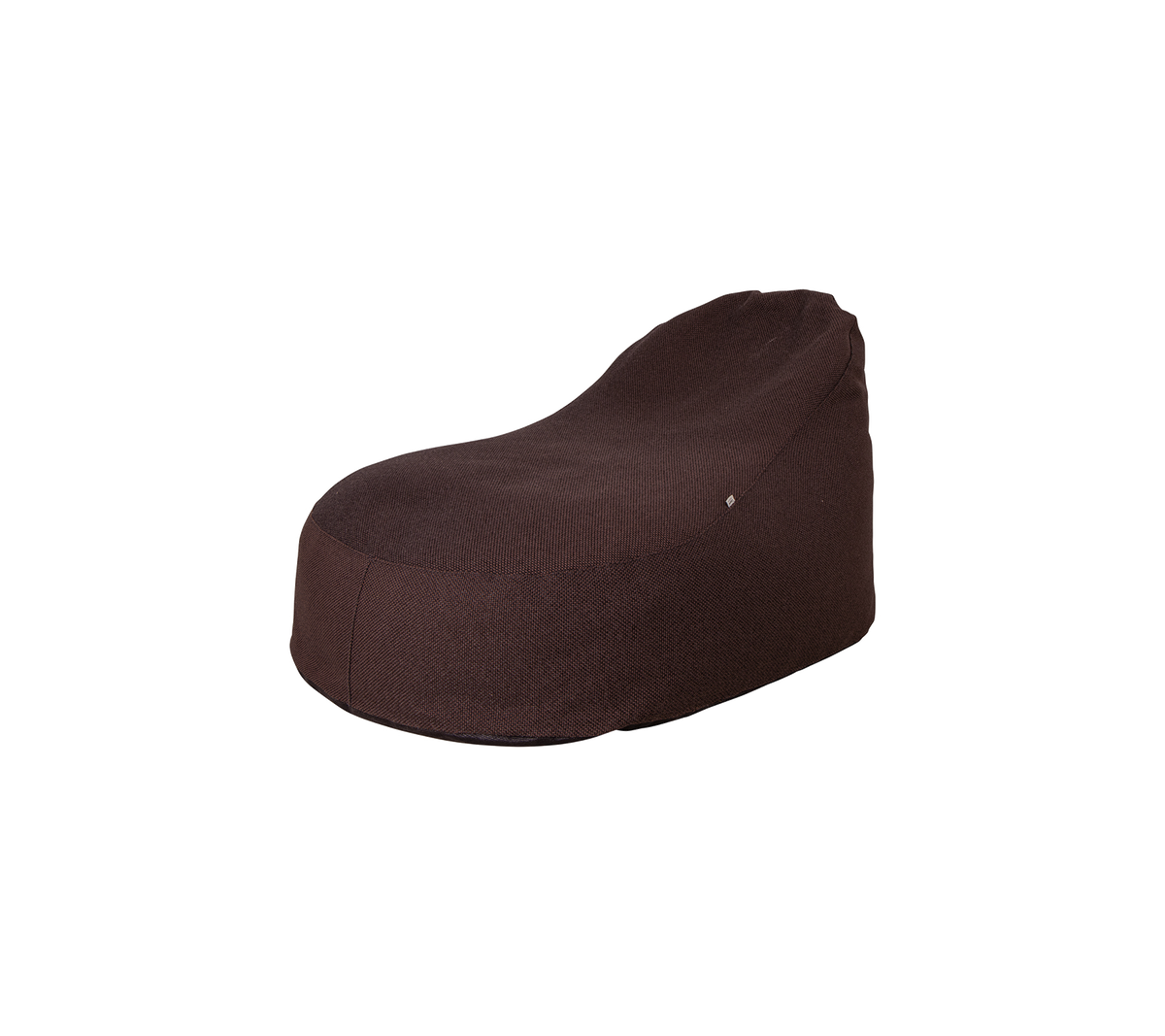 Stilig brun bønnepose stol med et glatt, moderne design, perfekt for å slappe av og slappe av.