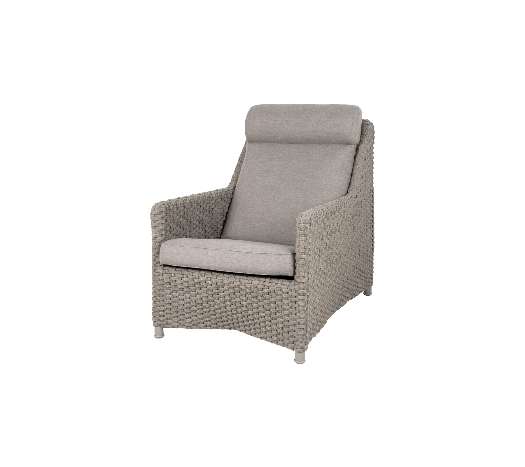 Stilig kurvstol med en komfortabel polstret ryggstøtte og sete, designet for avslapning og moderne interiør. Perfekt for avslapning og fritid.