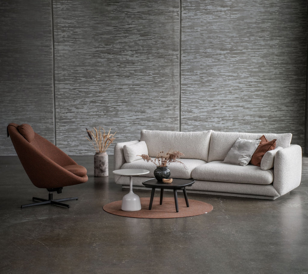 Bloom 3-seters sofa med plint
