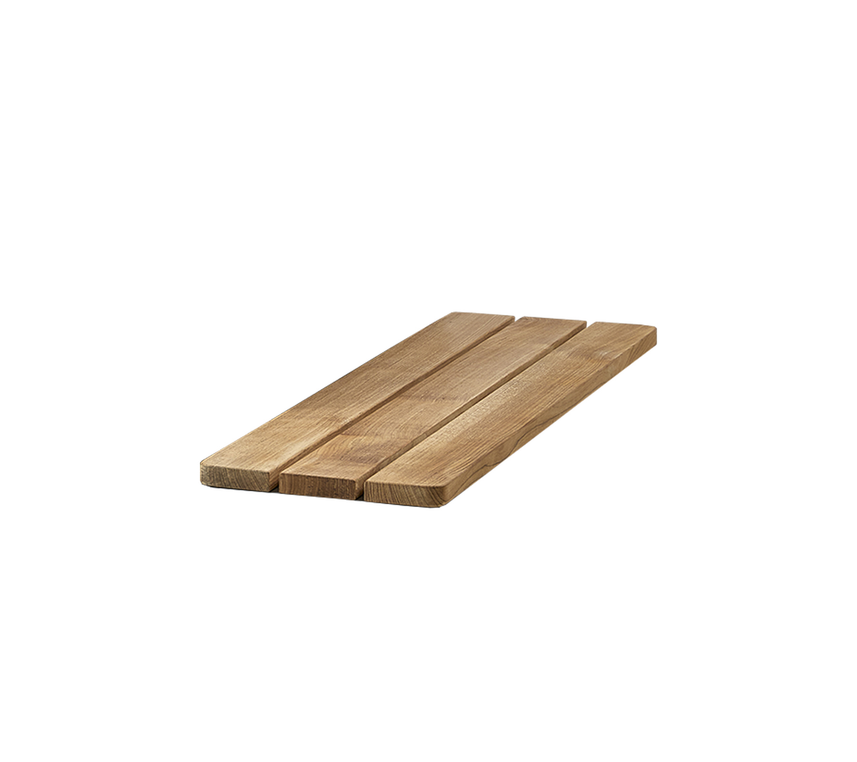 Naturlig treplank med flere lameller, som viser en glatt overflate og varme toner, egnet for ulike designapplikasjoner.