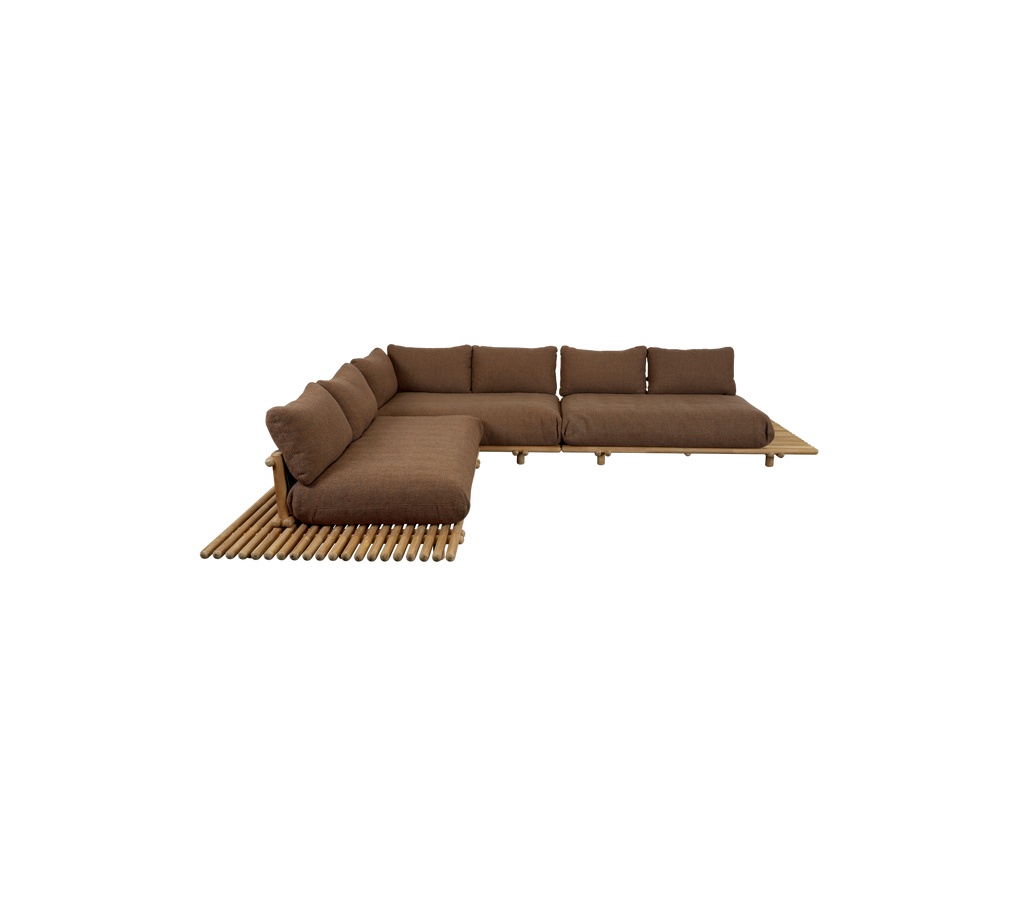 Sticks platform, corner sofa large