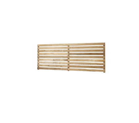 Drop teak vegg